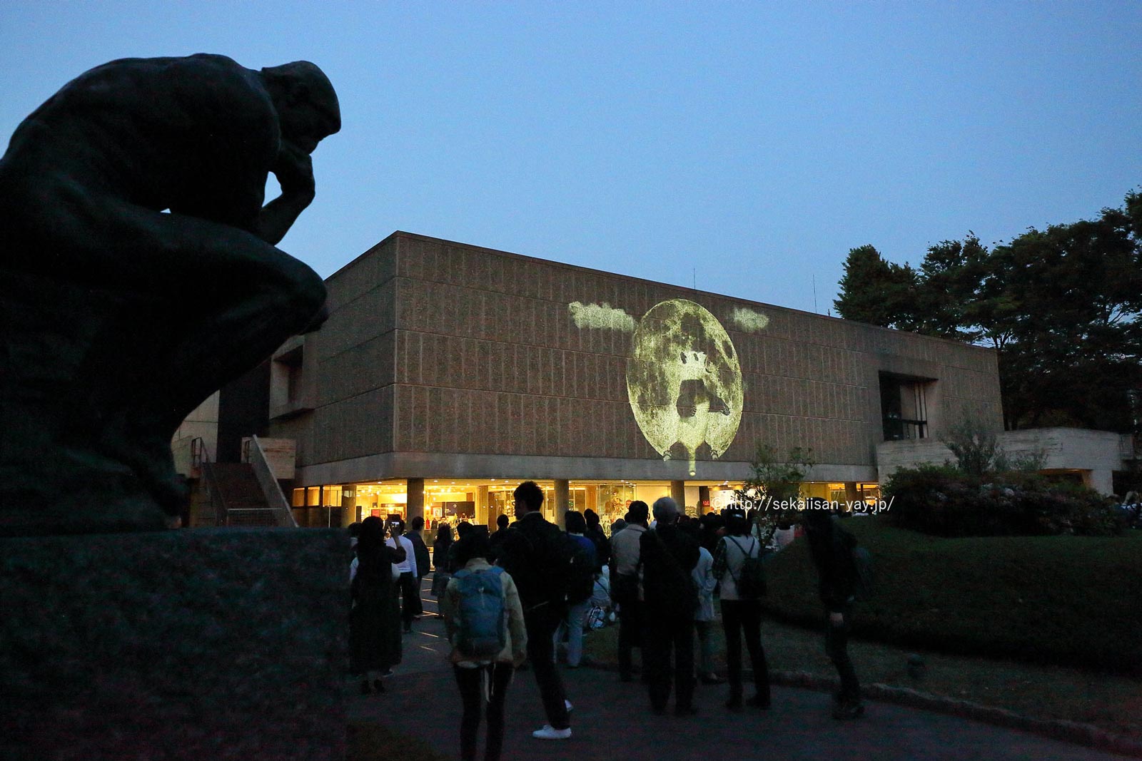 日本「国立西洋美術館本館」プロジェクションマッピング